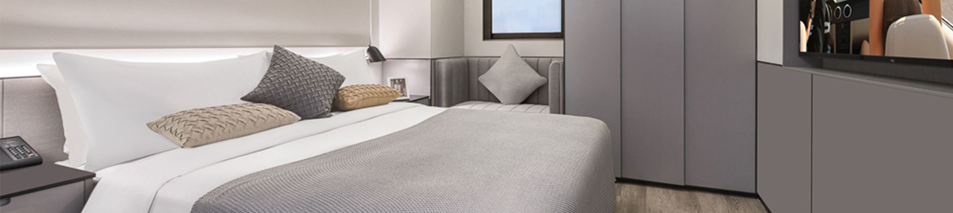 Apartment Types JV SR China Shanghai Cit Xujiahui Studio Executive Bedroom