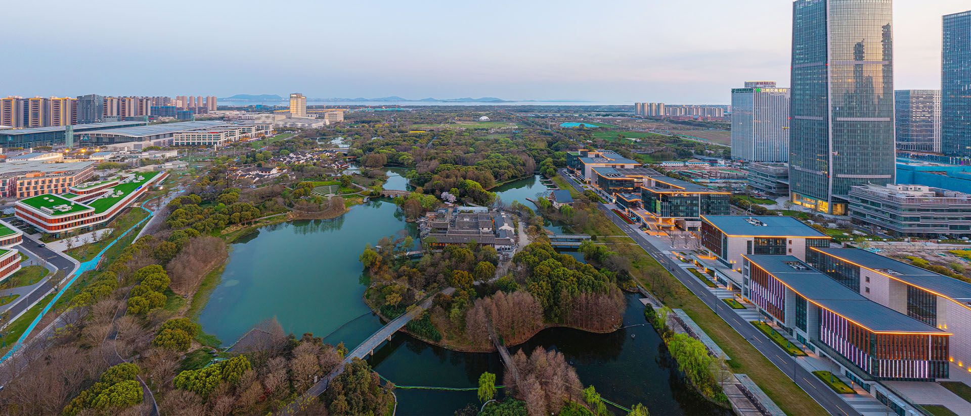 Location of Somerset Taihu New City CBD Wuxi