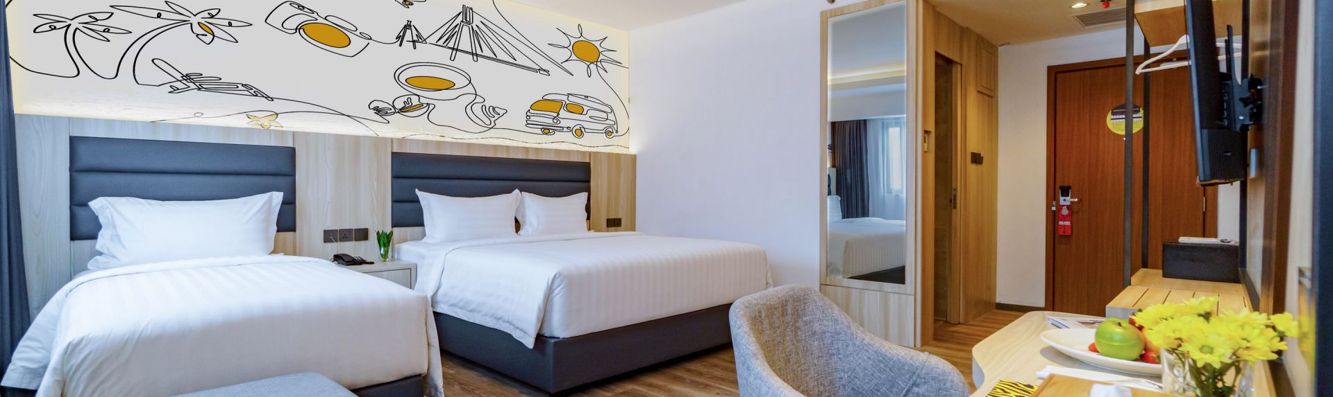 Yello Hotel Harbour Bay Batam Room Banner