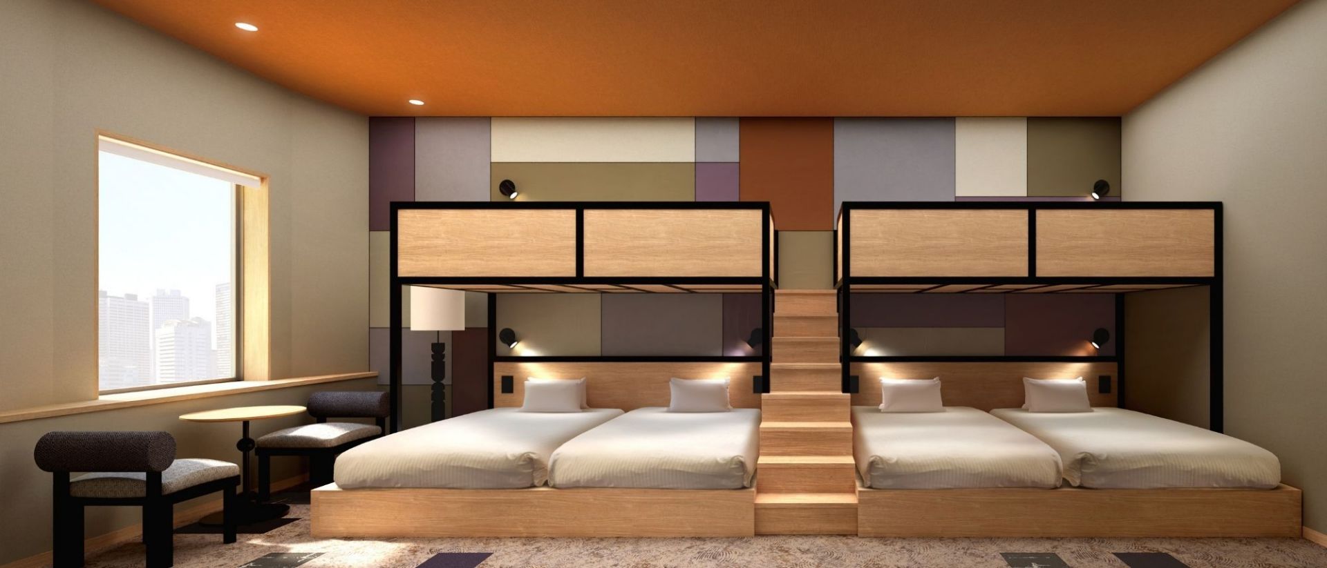 Family Room with Bunk Beds at Citadines North Shinjuku Tokyo