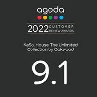 <strong>2022 年 Agoda 客户好评奖</strong></br><strong>Agoda</strong>