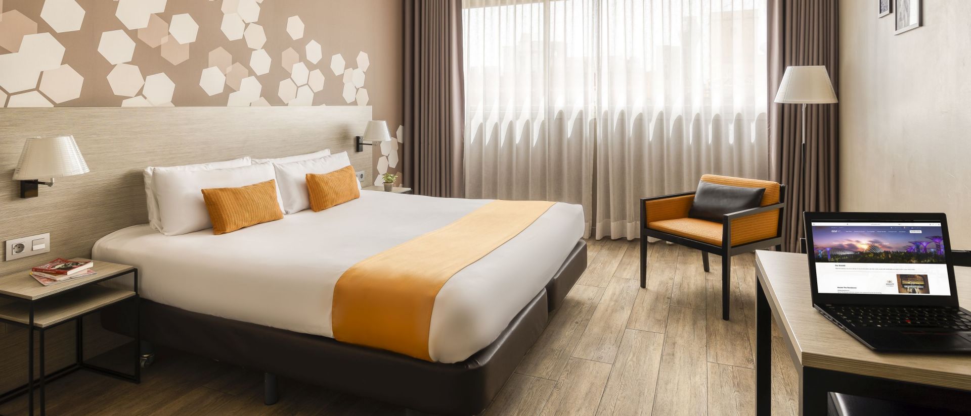 Studio at apart hotel Citadines Ramblas Barcelona