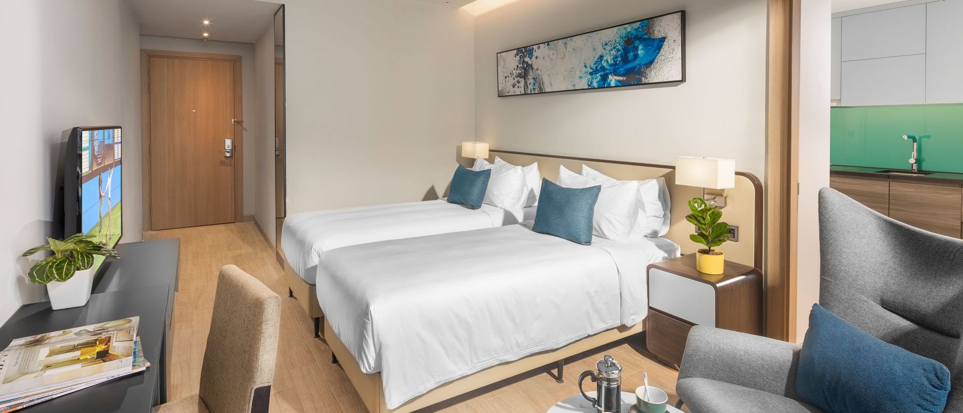 citadines marina halong 豪华双床房