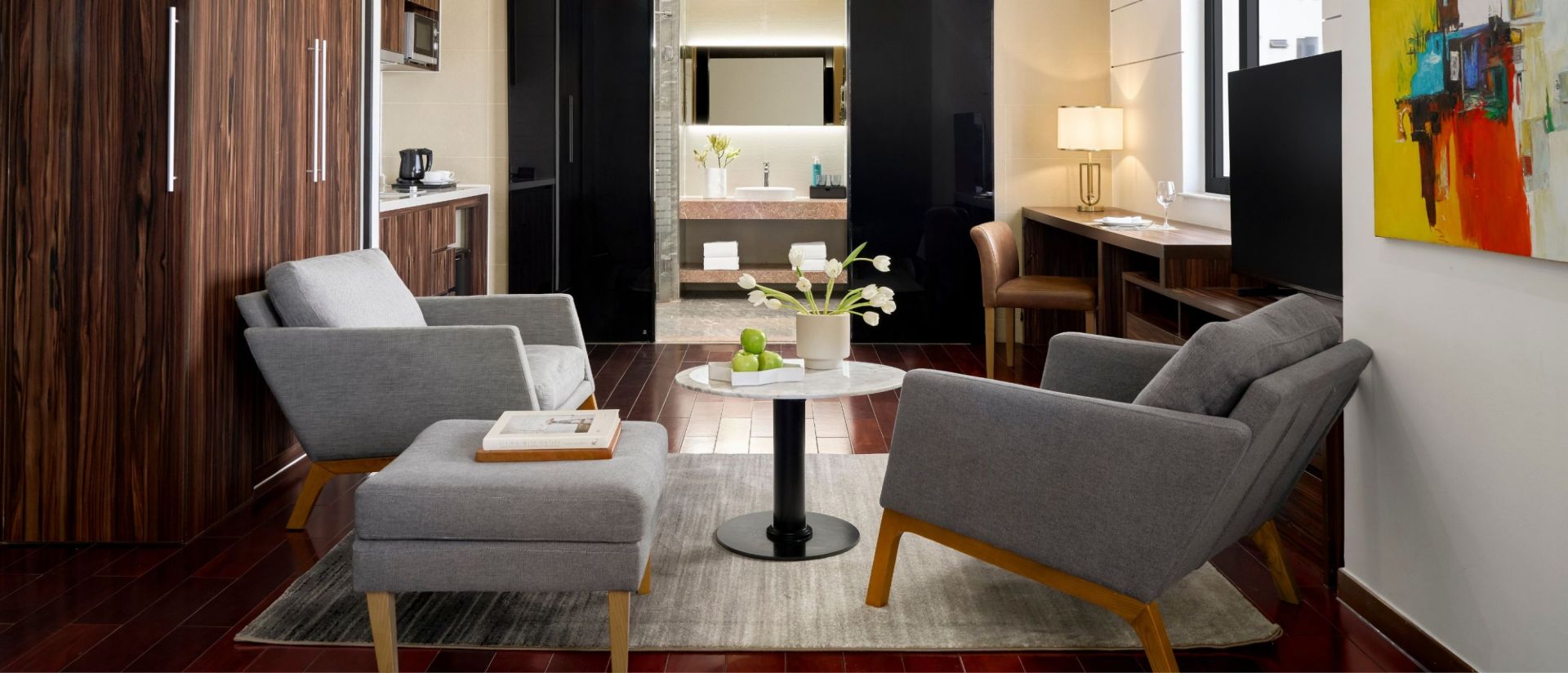oakwood hotel and apartments saigon studio deluxe queen