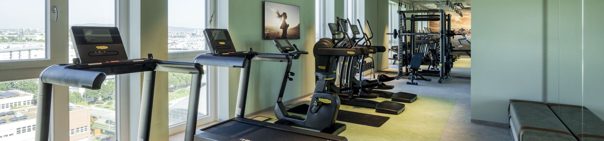 Breakfast buffet at Citadines Danube Vienna