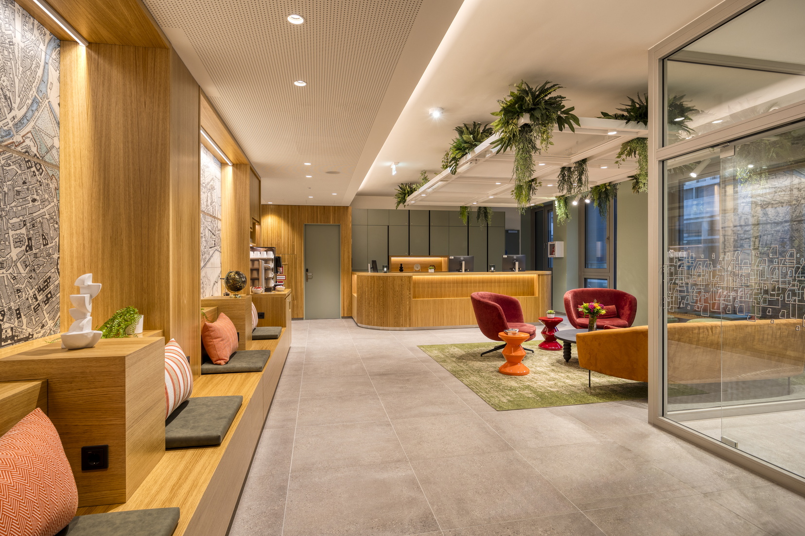 大厅及其接待区