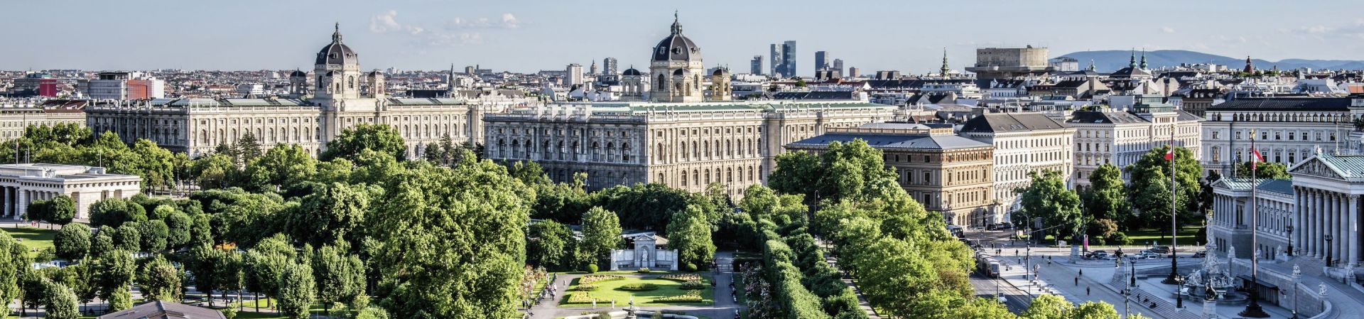 aerial view of Vienna