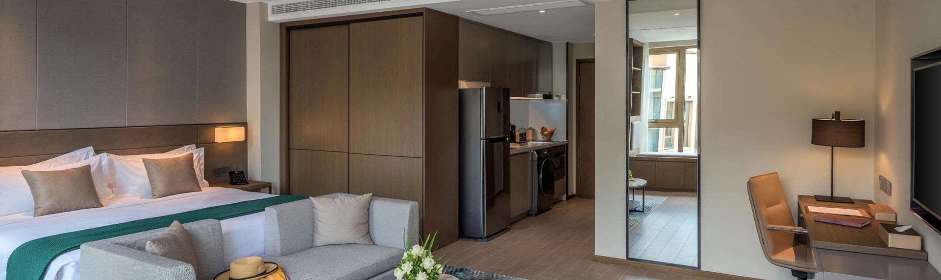 金边奥克伍德豪景公寓豪华单间公寓