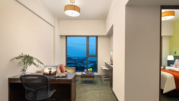 Apartmenttypes CN Foshan CNF 1BRMDlx Livingrm LR