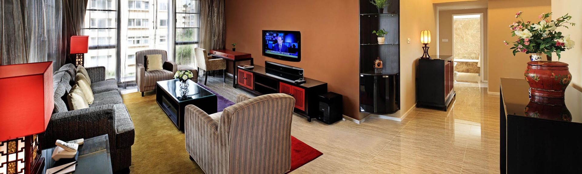 广州金亚花园奥克伍德华庭酒店公寓三居室公寓