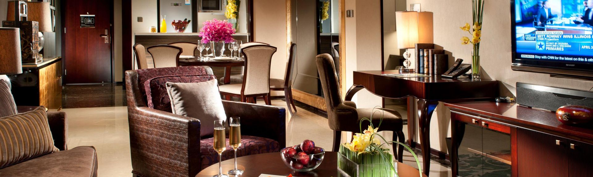 广州方圆奥克伍德豪景酒店公寓三卧室豪华公寓