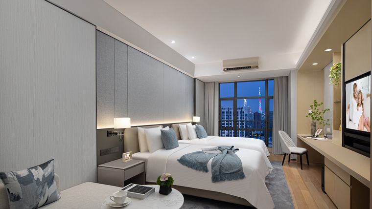 豪华单房公寓(双床）