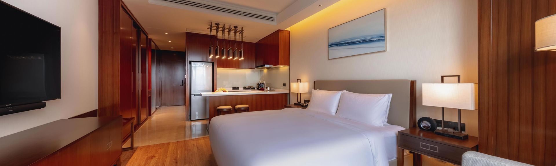 桐庐奥克伍德豪景酒店公寓单间豪华特大床