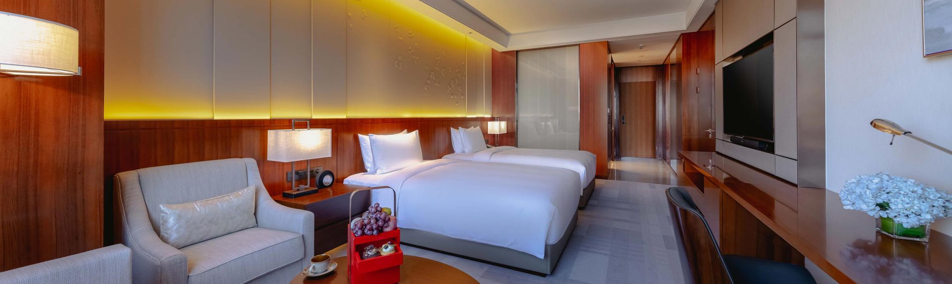 桐庐奥克伍德豪景酒店公寓 高级双床客房