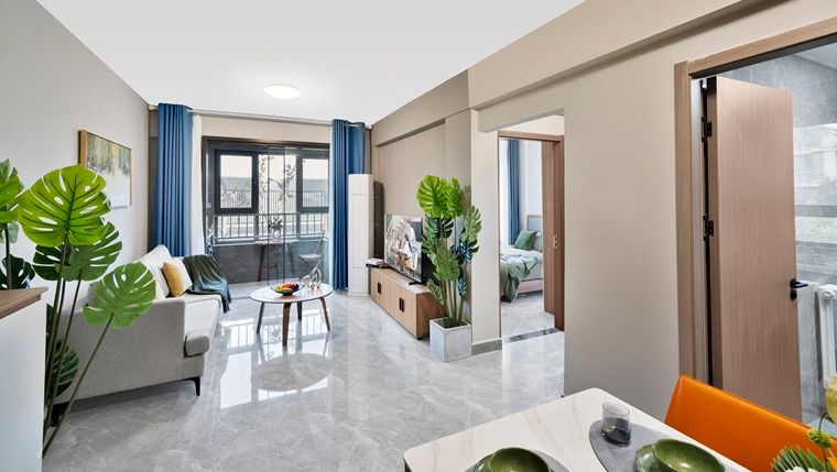 Apartments CN Jinan ADJS 1BRM LivingRm 2024 LR