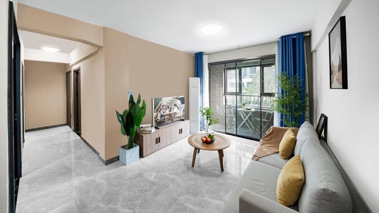 Apartments CN Jinan ADJS 2BRM LivingRm 2024 LR 1