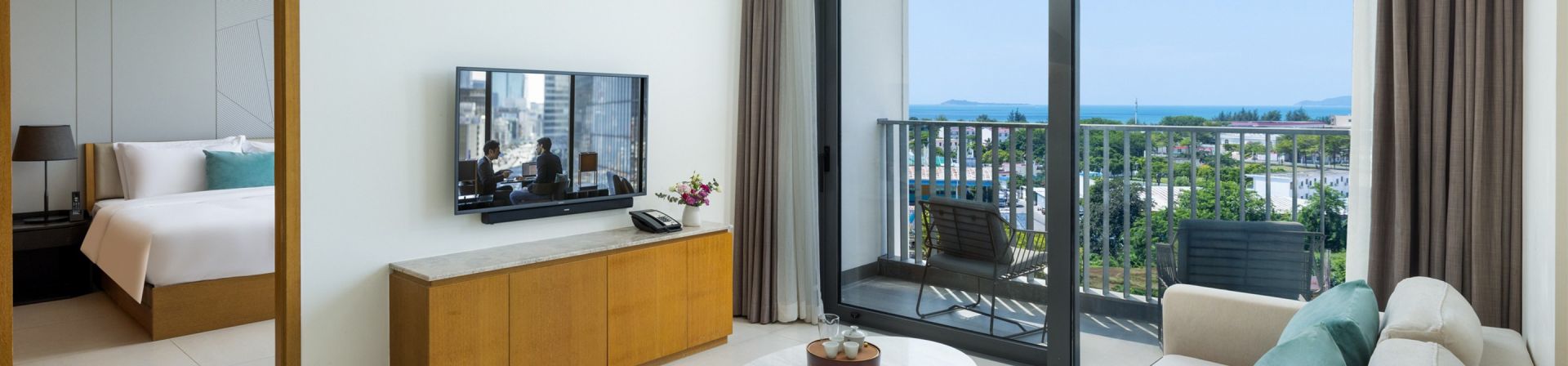 三亚奥克伍德雅居酒店公寓一居室高级海景公寓