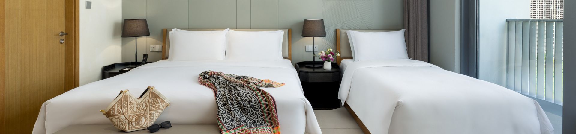 三亚奥克伍德雅居酒店公寓高级园景家庭单间公寓