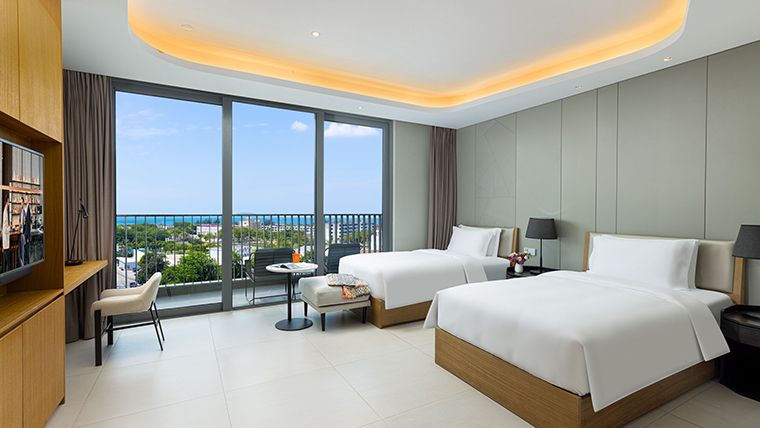 高级海景双床单间公寓