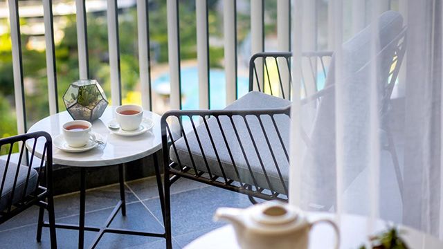 高级园景双床单间公寓