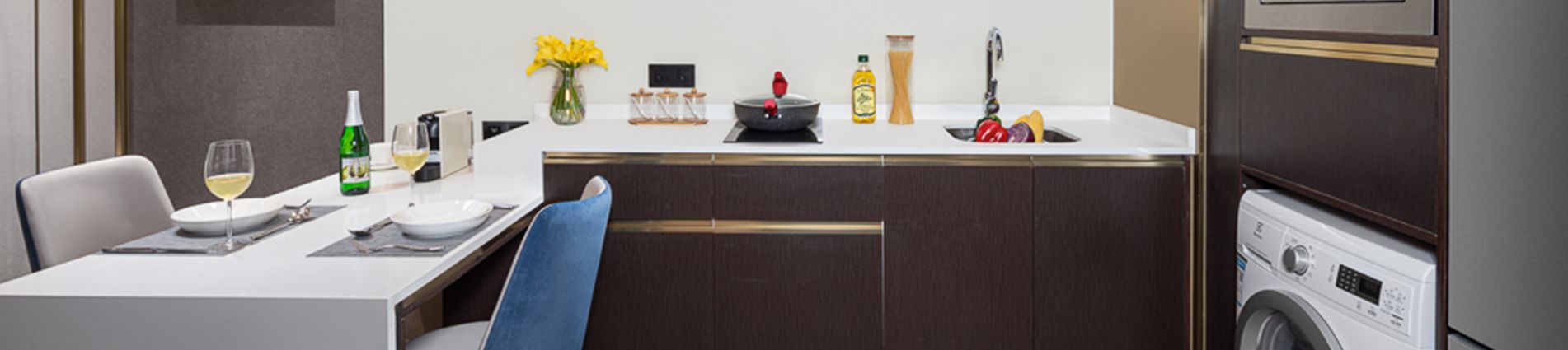 Overview JV SR China Shanghai Cit Lujiazui 1BRM Executive Kitchen 2