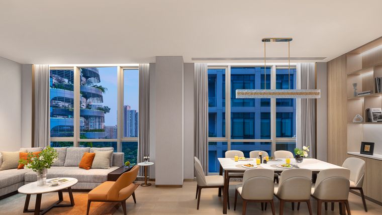 Apartments CN Shenzhen SQPS 3BRMPre Living Rm 2024 LR