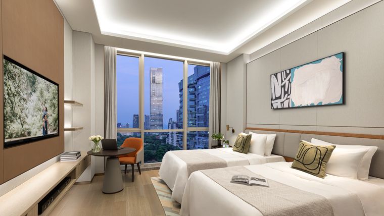Apartments CN Shenzhen SQPS StudioExeTwin Bedrm 2024 LR