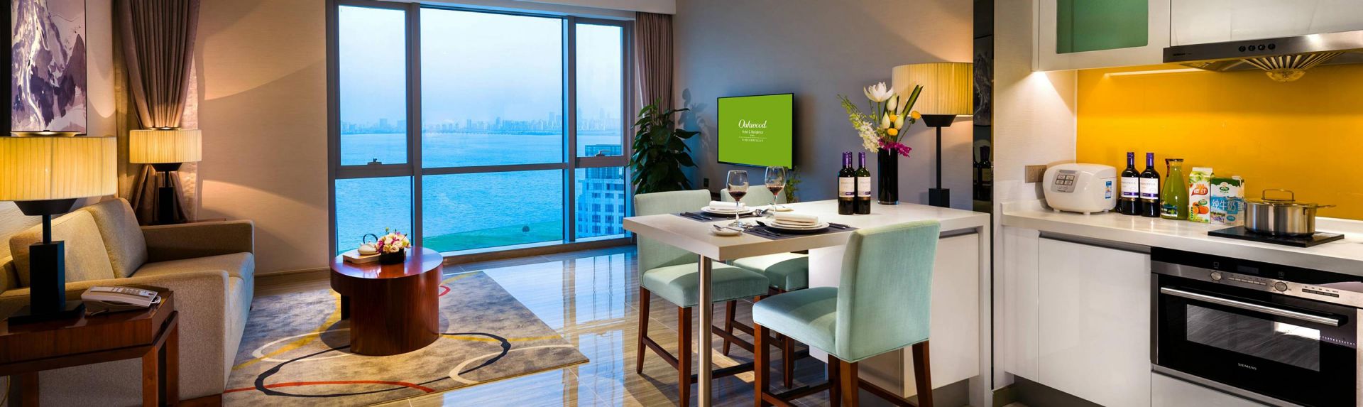 苏州奥克伍德华庭酒店及酒店公寓一居室公寓