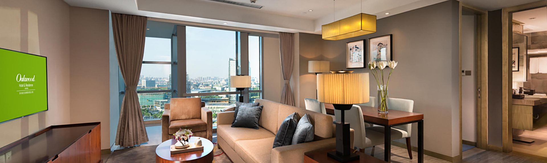 苏州奥克伍德华庭酒店及酒店公寓三居室公寓