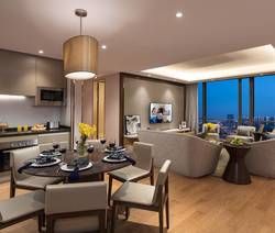 Apartment Types Sr China Suzhou Som Baitang 3brm Dlx Living Rm Lr 53
