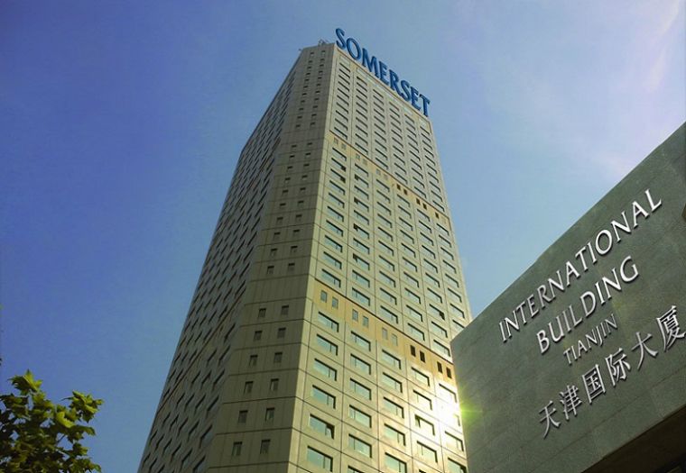 Apartment Types SR China Tianjin Som International Bldg Facade LR