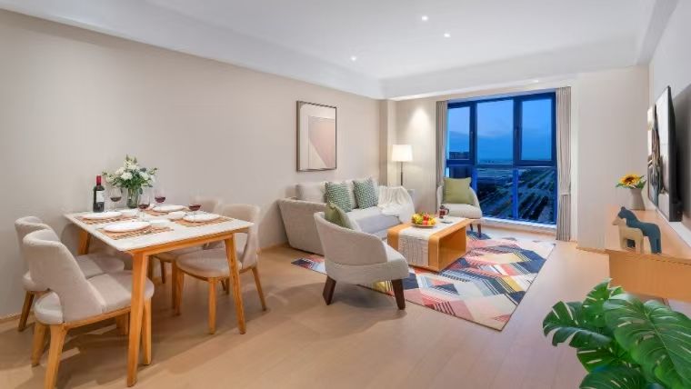 Apartmenttypes CN Xi'an SFDX 1DLX LivingRm 2024 LR