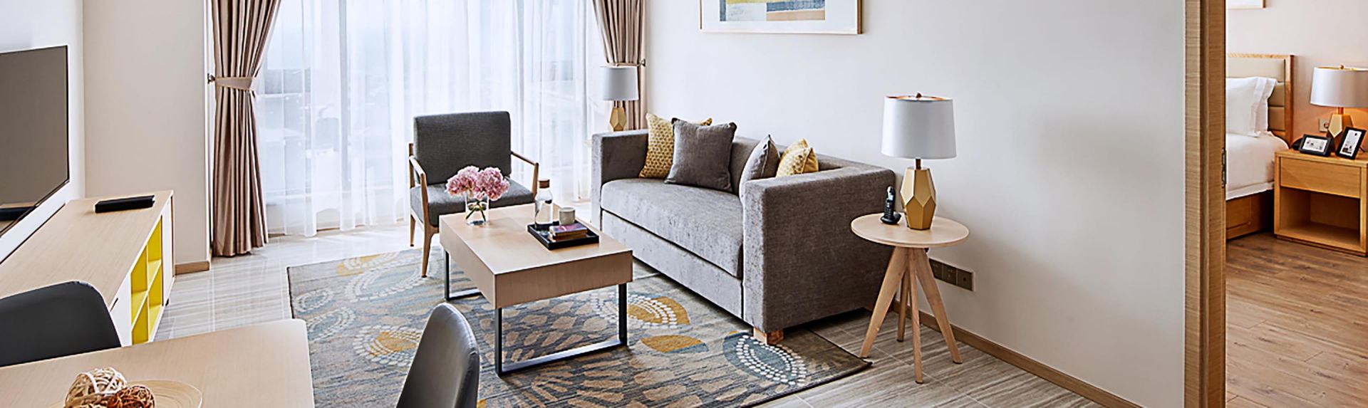 扬州奥克伍德雅居酒店公寓一居室豪华公寓