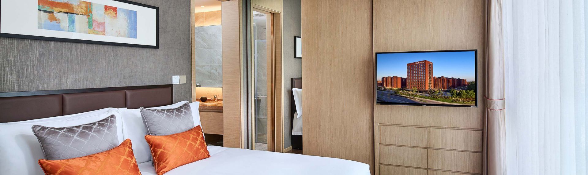 扬州奥克伍德雅居酒店公寓二居室豪华公寓