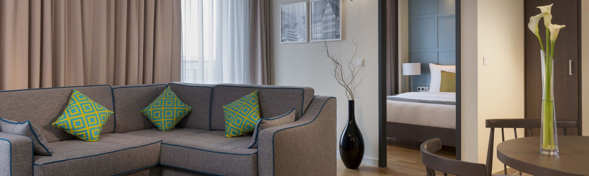 2 bedroom apartment at apart hotel Citadines City Centre Frankfurt