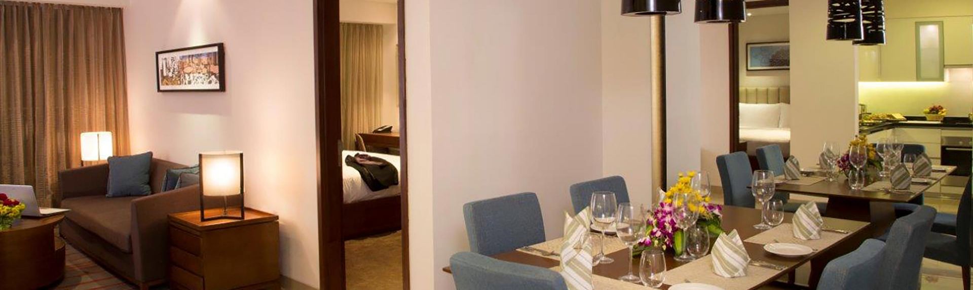 班加罗尔怀特菲尔德奥克伍德华庭酒店公寓一居室豪华公寓