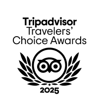 <strong>TripAdvisor Travel Choice Award 2025</strong></br>Based on a full year of TripAdvisor reviews for service, quality, and customer satisfaction. Prior to any changes caused by the pandemic, award winners are known for consistently receiving great traveler feedback, placing our hotel in the top 10% of hospitality businesses around the globe