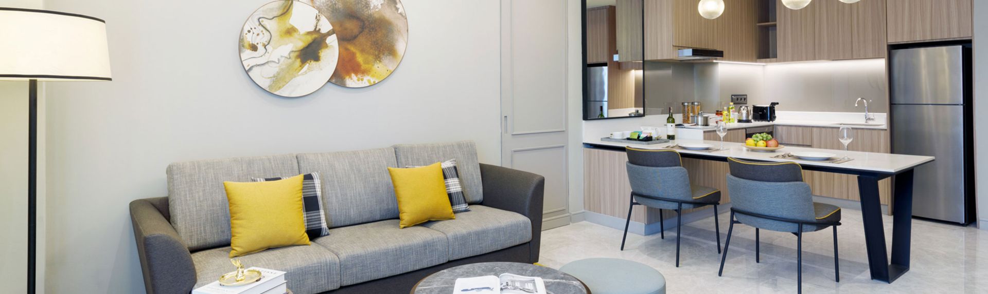 横幅单卧室雅诗阁门腾公寓