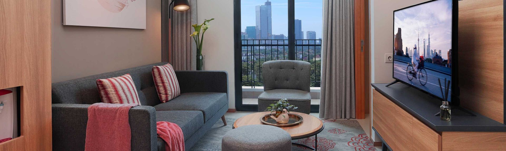 横幅双卧室行政西塔丁子面包