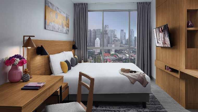 Typeofroom Citadines Sudirman Jakarta 1BR Deluxe King 760x428px