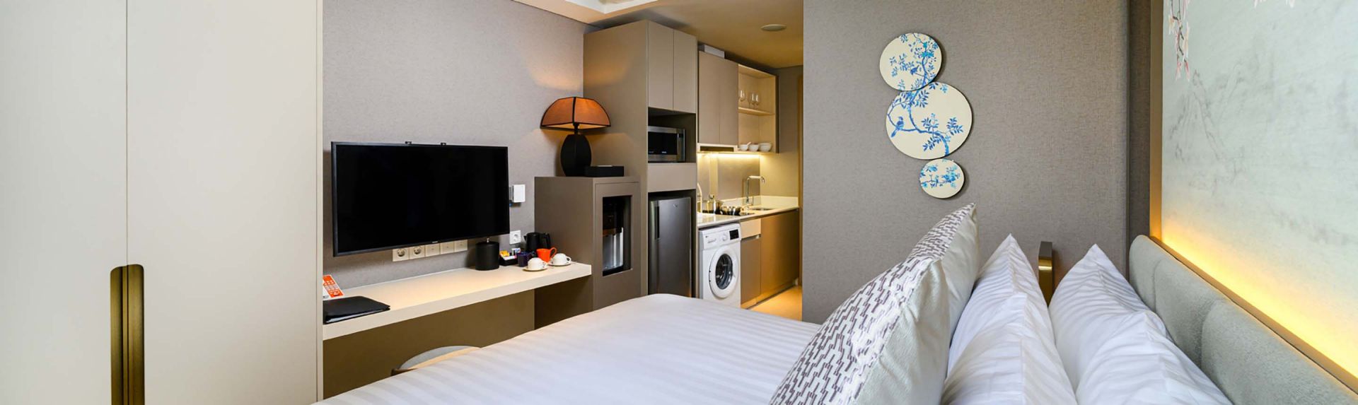 雅加达卡布美滨新村奥克伍德雅居酒店公寓高级单间公寓