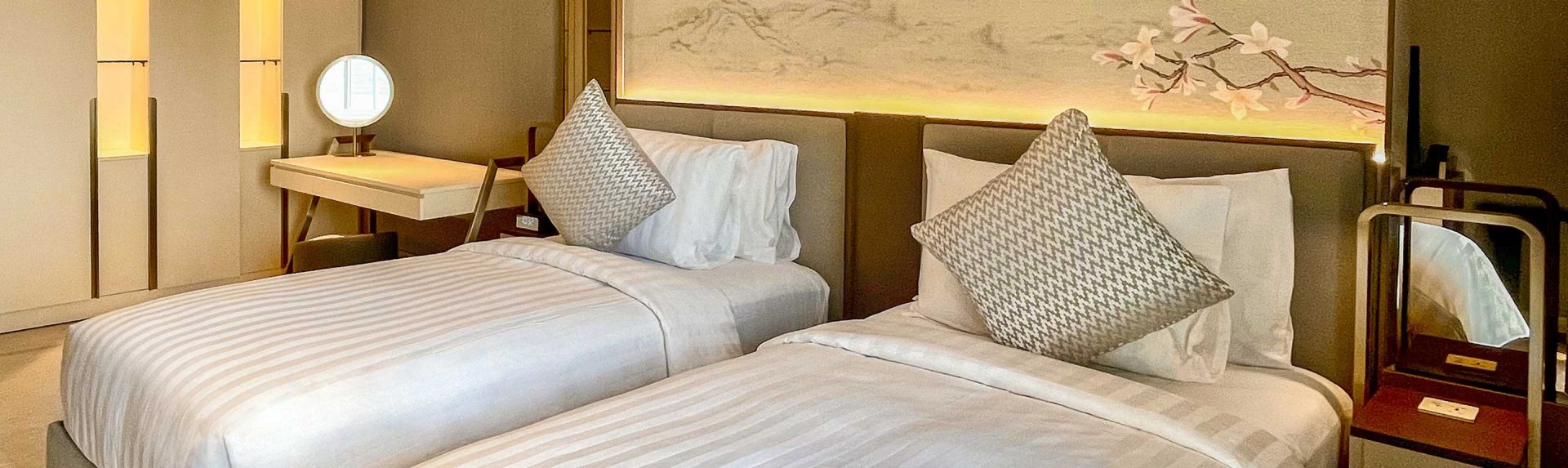 横幅单卧室双床房