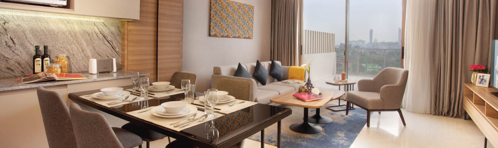 横幅双卧室行政客房