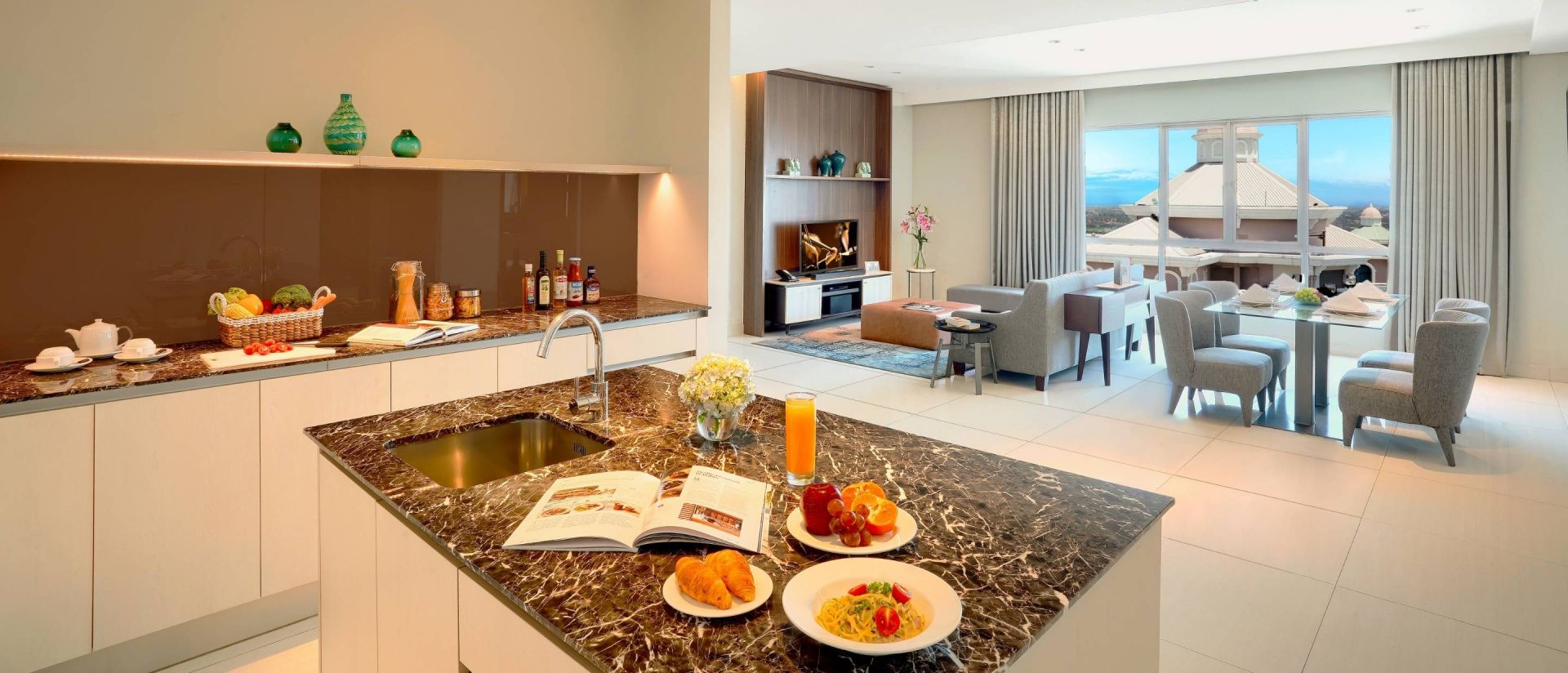 雅诗阁水上广场横幅客房