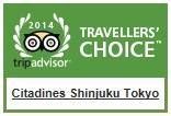 <strong>Travellers' Choice, 2014</strong></br><p><strong>TripAdvisor</strong><br />
Top 25 Hotels for Romance in Japan</p>