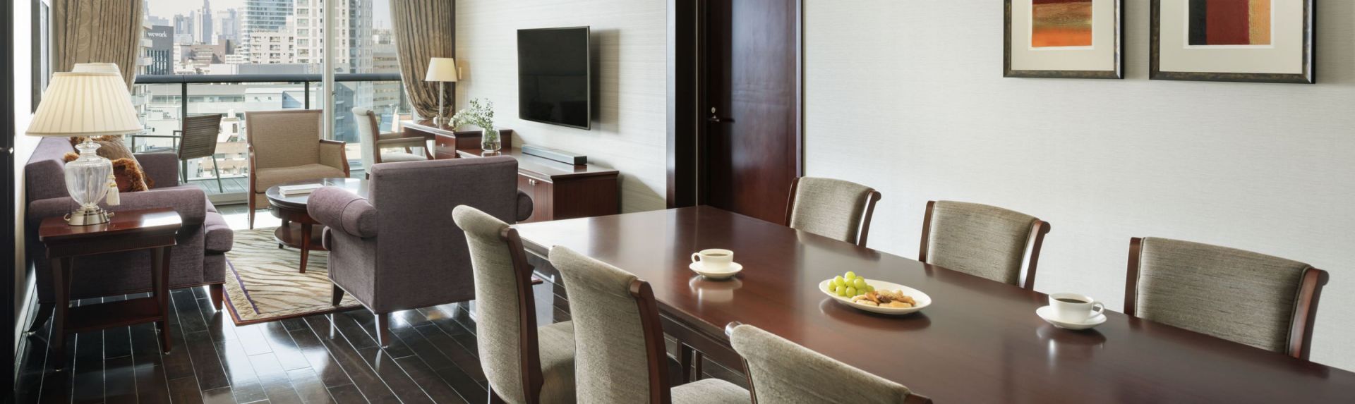 东京中城奥克伍德豪景酒店公寓二居室豪华公寓