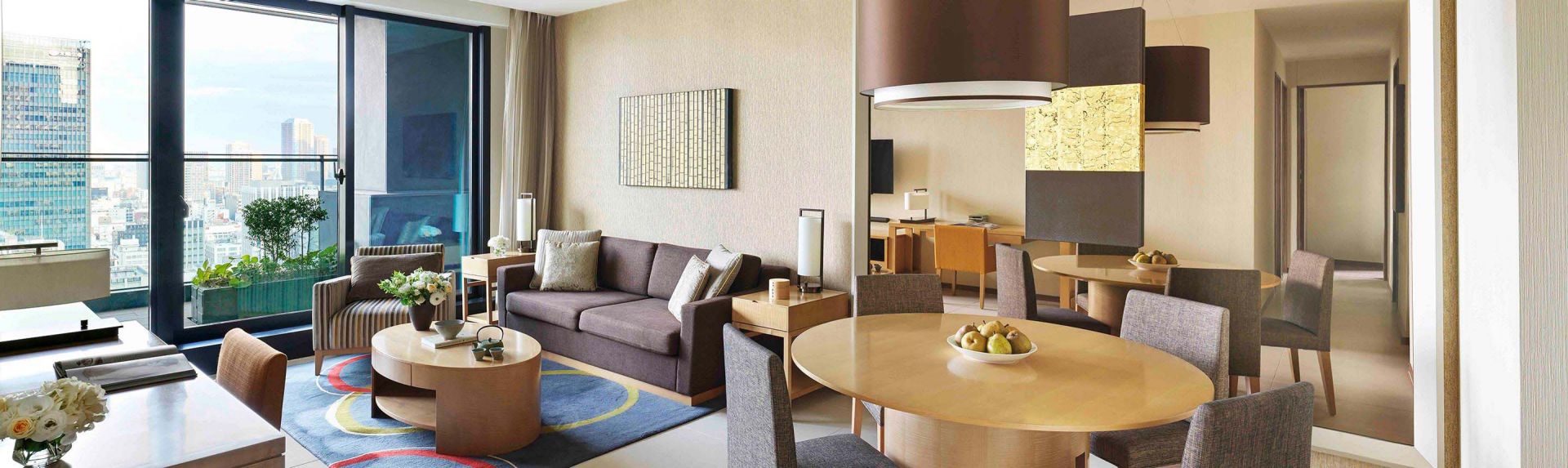 东京奥克伍德豪景酒店公寓三居室行政公寓