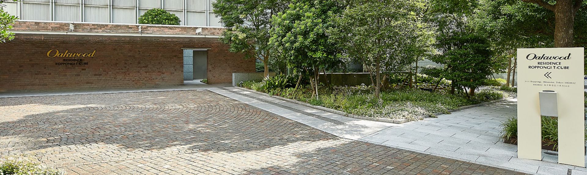 东京六本木 T-Cube 奥克伍德华庭酒店公寓 位置