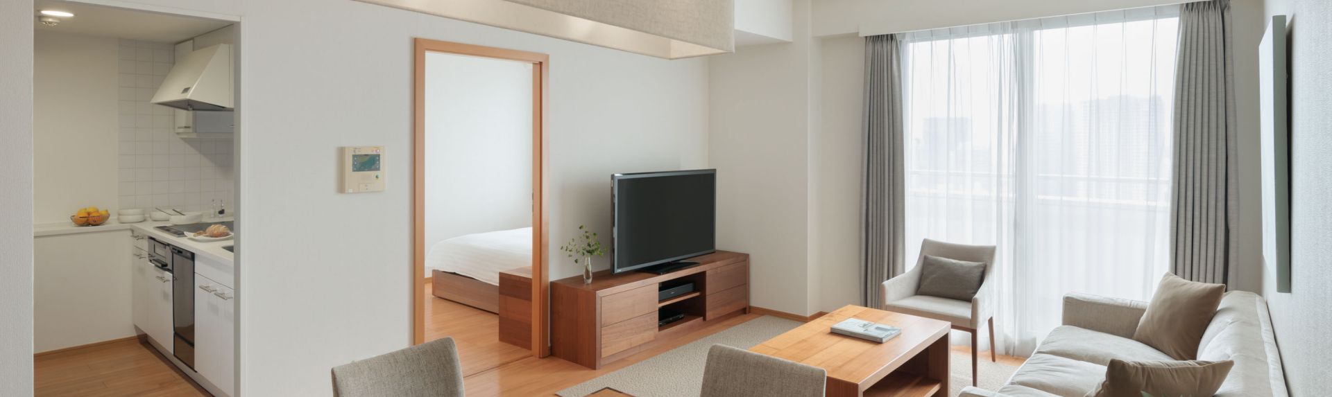 Oakwood Residence Shinagawa Tokyo Three Bedroom Superior Apartment Banner Desktop