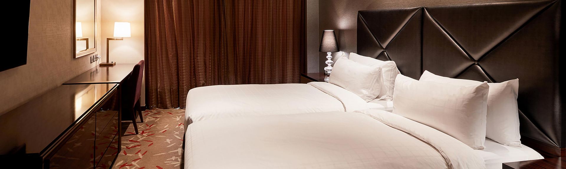 仁川奥克伍德豪景公寓一居室双床高级公寓